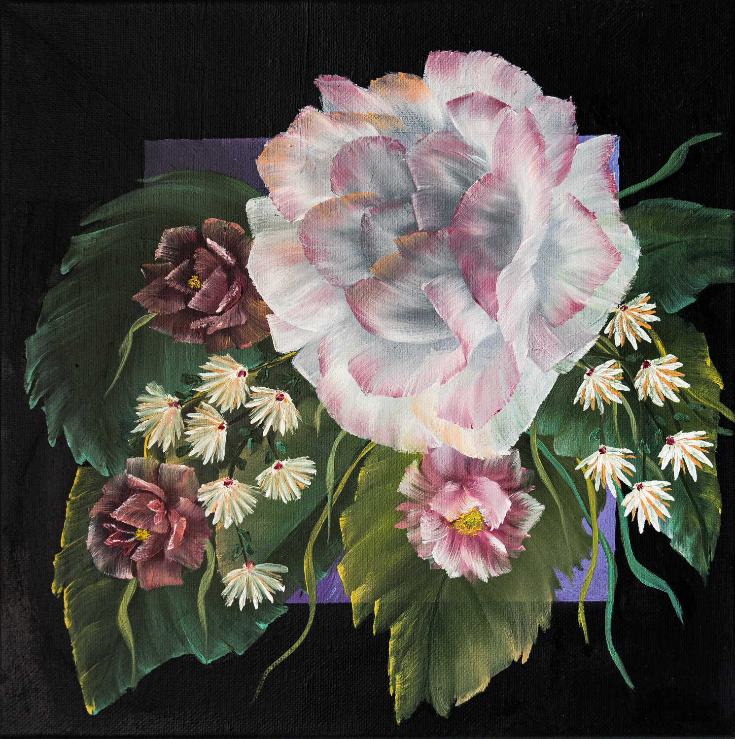 Silent Blossoms Fortuna Per Original painting for sale