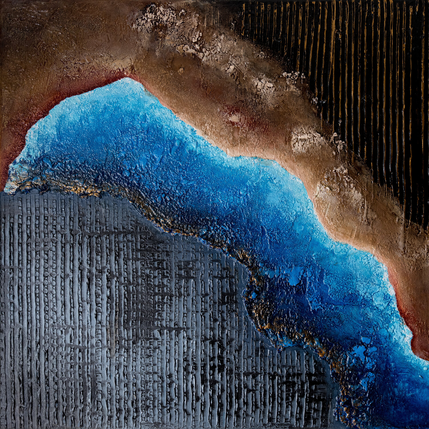 Fractured Horizon Fortuna Per Original painting for sale