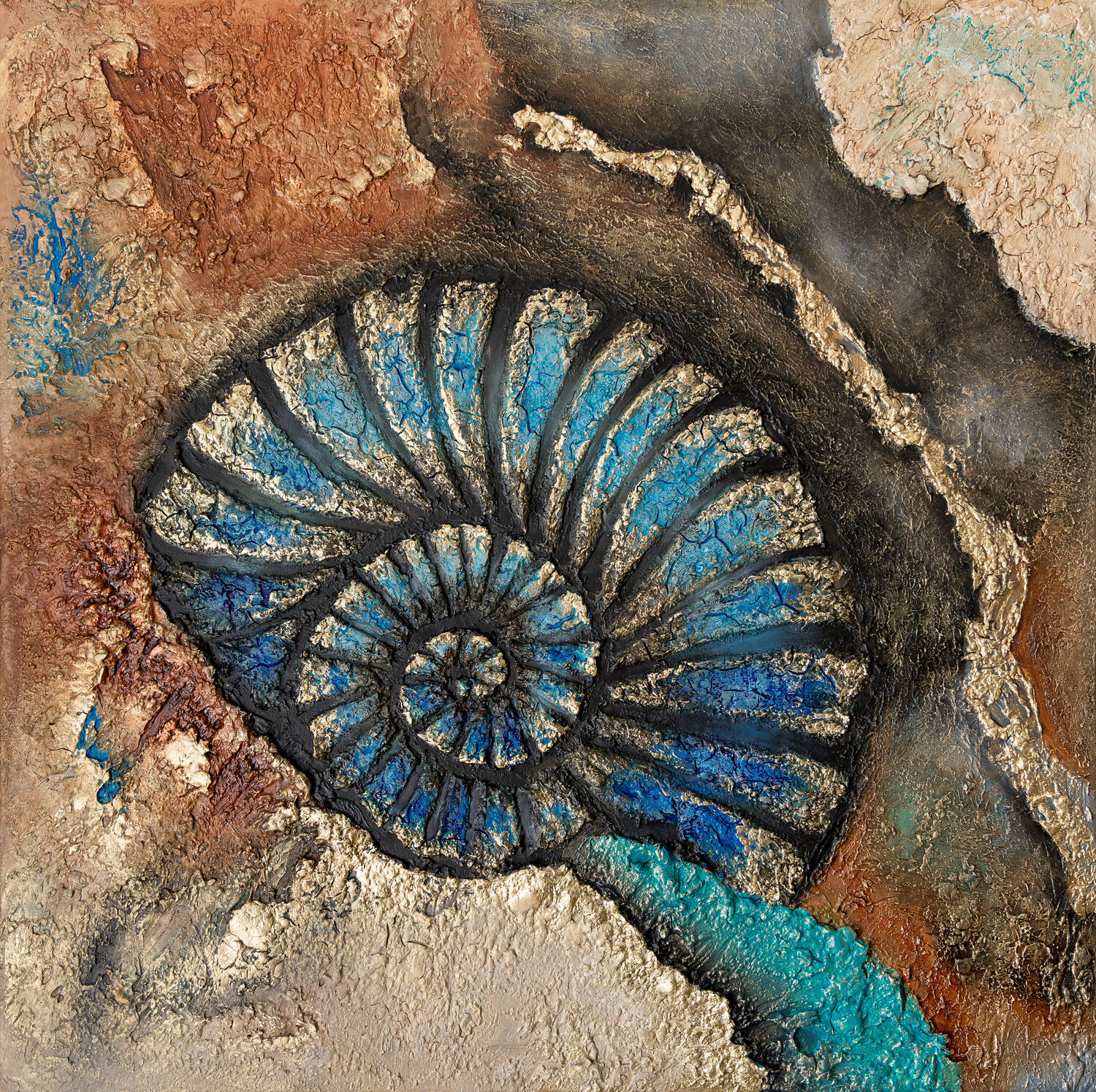 Fossil of Tomorrow Fortuna Per Original painting for sale