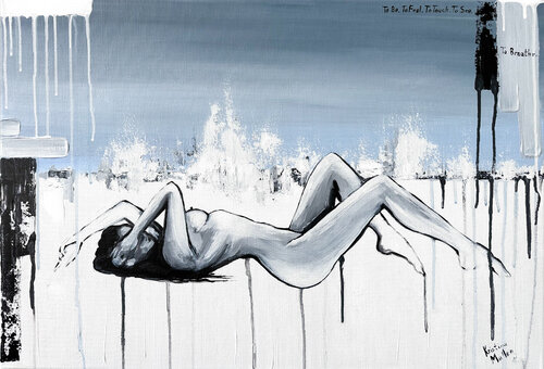 To Feel. To Touch. To See. To Breathe… by Kristina Mallen, Painting for Sale on Select
