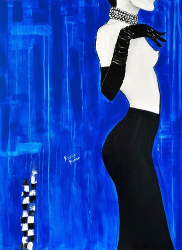 Lady of the Almost Touch by Kristina Mallen, Painting for Sale on Select
