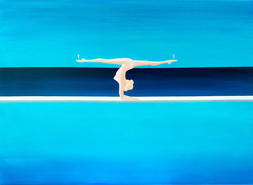 Balancing Bliss by Kristina Mallen, Painting for Sale on Select