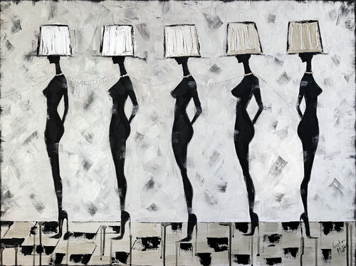 Muses de Lumière by Kristina Mallen, Painting for Sale on Select