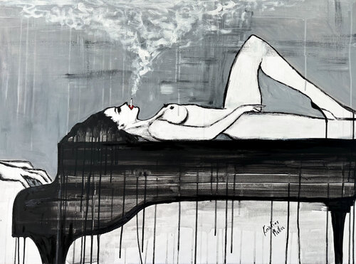 Accompaniment to Pleasure by Kristina Mallen, Painting for Sale on Select