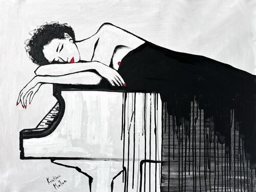 Sleeping Sonata by Kristina Mallen, Painting for Sale on Select