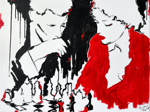 The Decisive Move by Kristina Mallen, Painting for Sale on Select