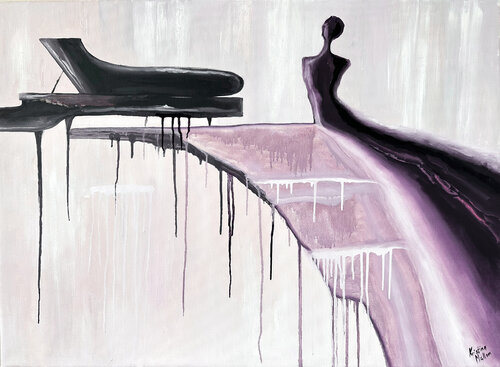 Echoes of a Serenade Sonata by Kristina Mallen, Painting for Sale on Select