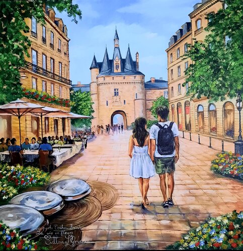 La vie en fleurs. Bordeaux. La porte Caihau. by Svitlana Gryshko Loguinoff, Painting for Sale on Select