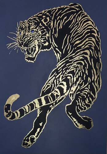 The Golden Fury by Larisa Robins, Painting for Sale on Select