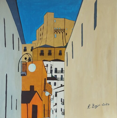 Castello Caracciolo by Renzo Buggiani, Painting for Sale on Select