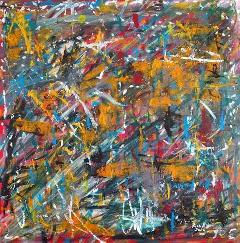 Abstraction Number 5, 2024 - A State of Mind by Renzo Buggiani, Painting for Sale on Select