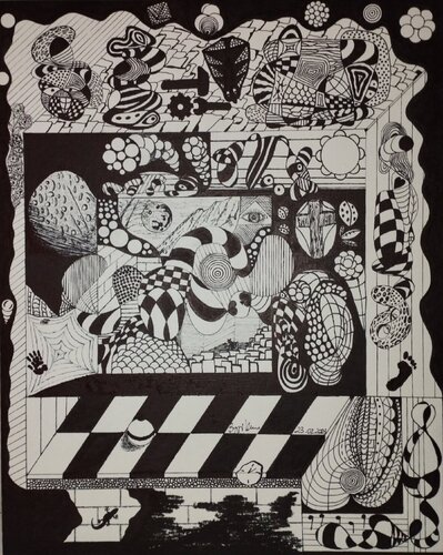 CAOS by Renzo Buggiani, Painting for Sale on Select