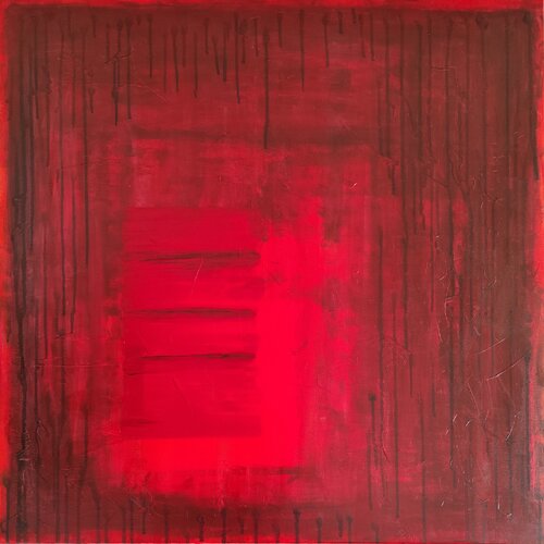 RED - DEEP by Renzo Buggiani, Painting for Sale on Select