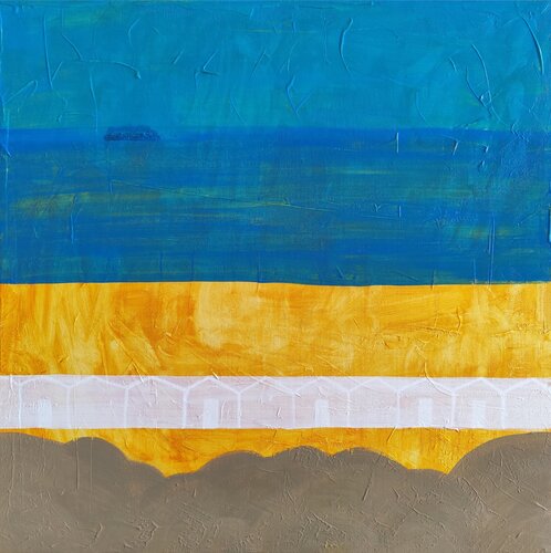 Sea-Side: Litorale Pisano #2 by Renzo Buggiani, Painting for Sale on Select