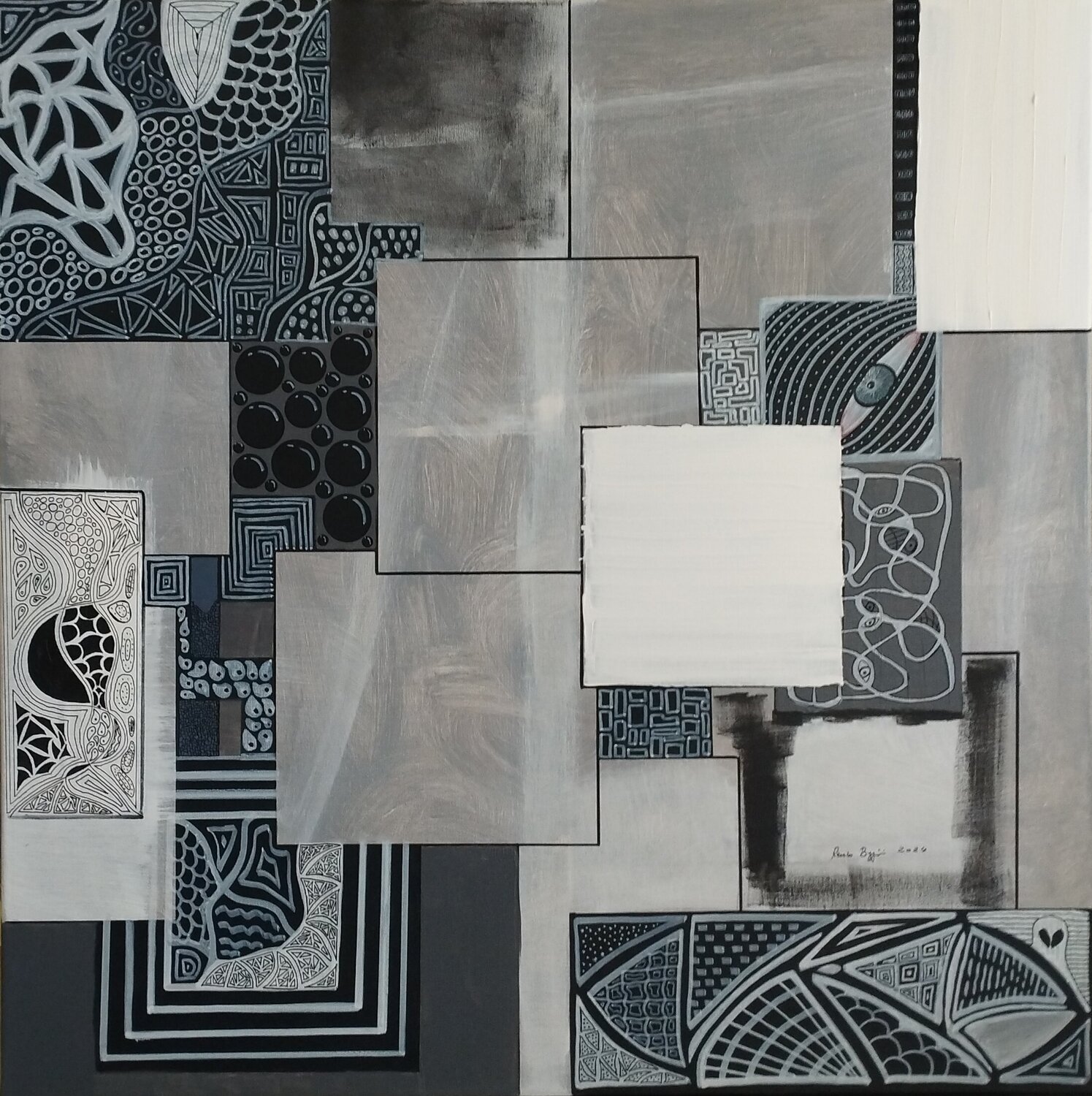 Multiverso Renzo Buggiani Original painting for sale