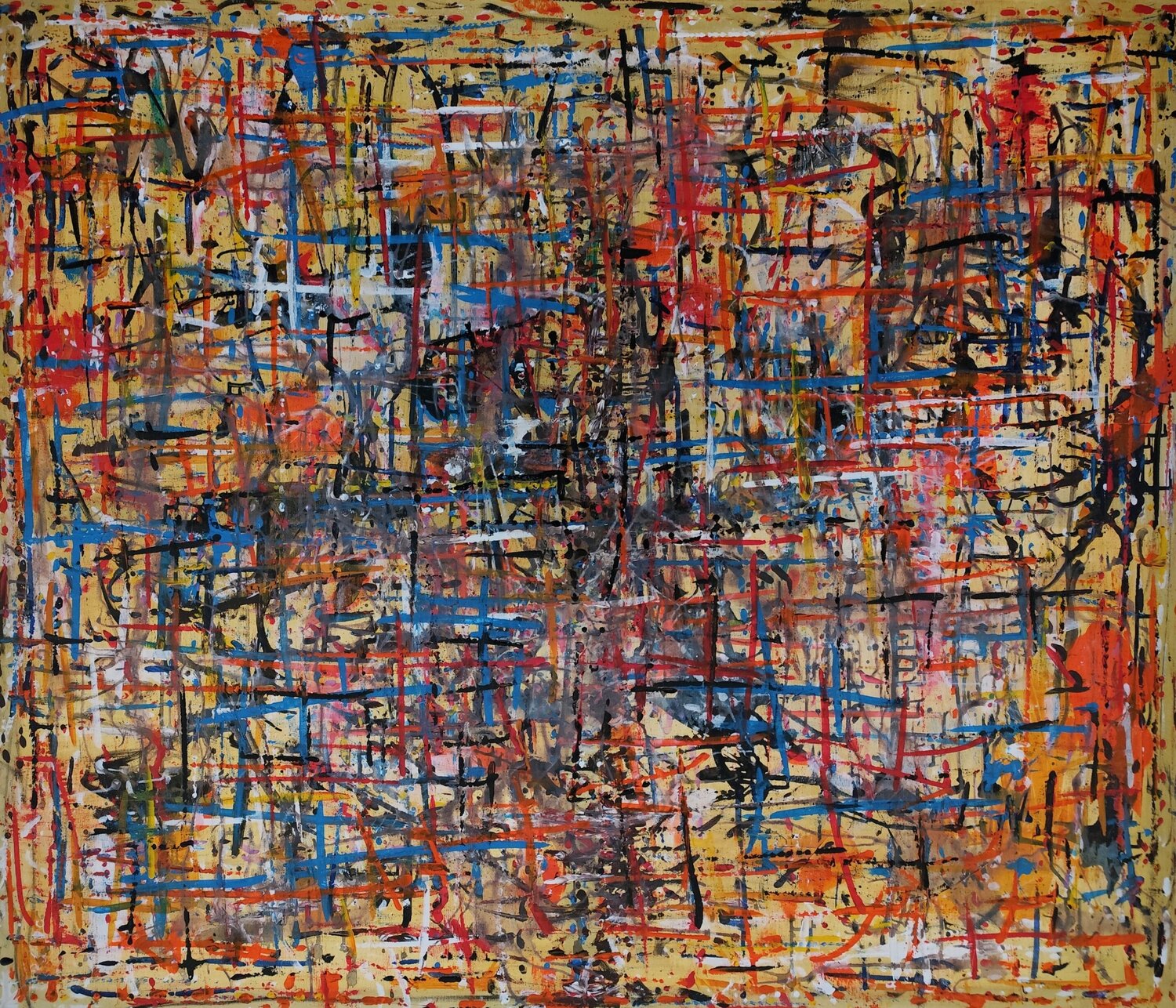 Abstraction Number 7, 2024 Renzo Buggiani Original painting for sale