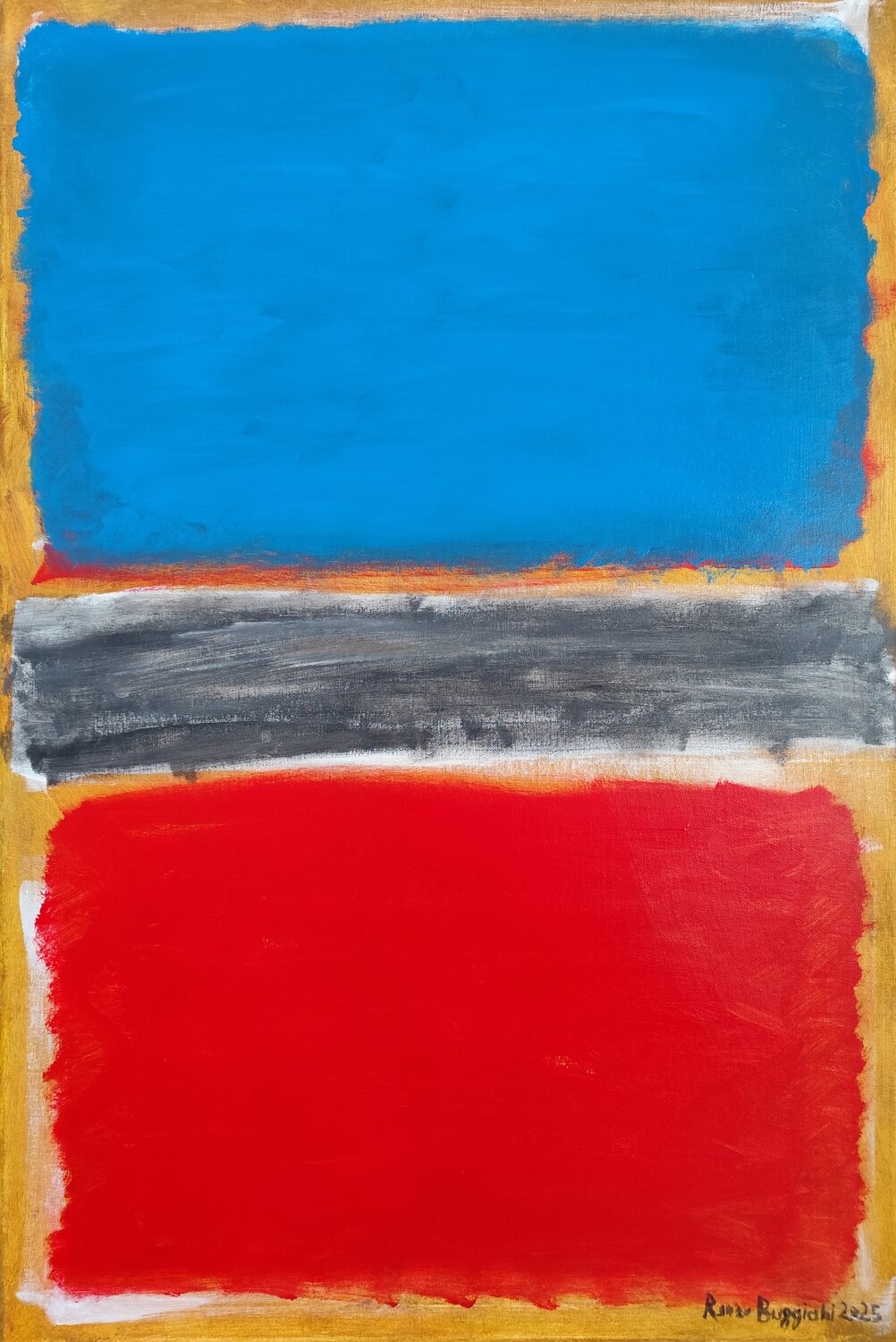 Astrazione nr. 8, 2025 Renzo Buggiani Original painting for sale
