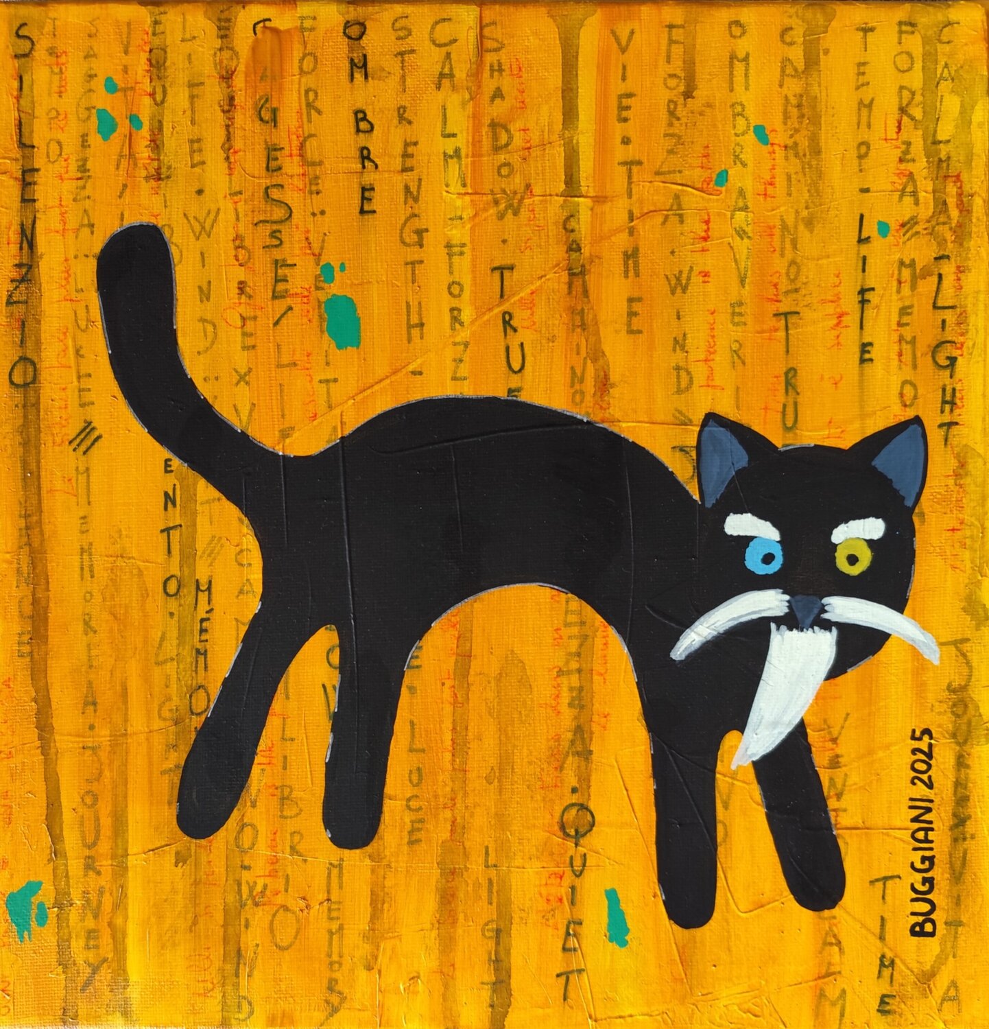 Il Saggio Renzo Buggiani Original painting for sale