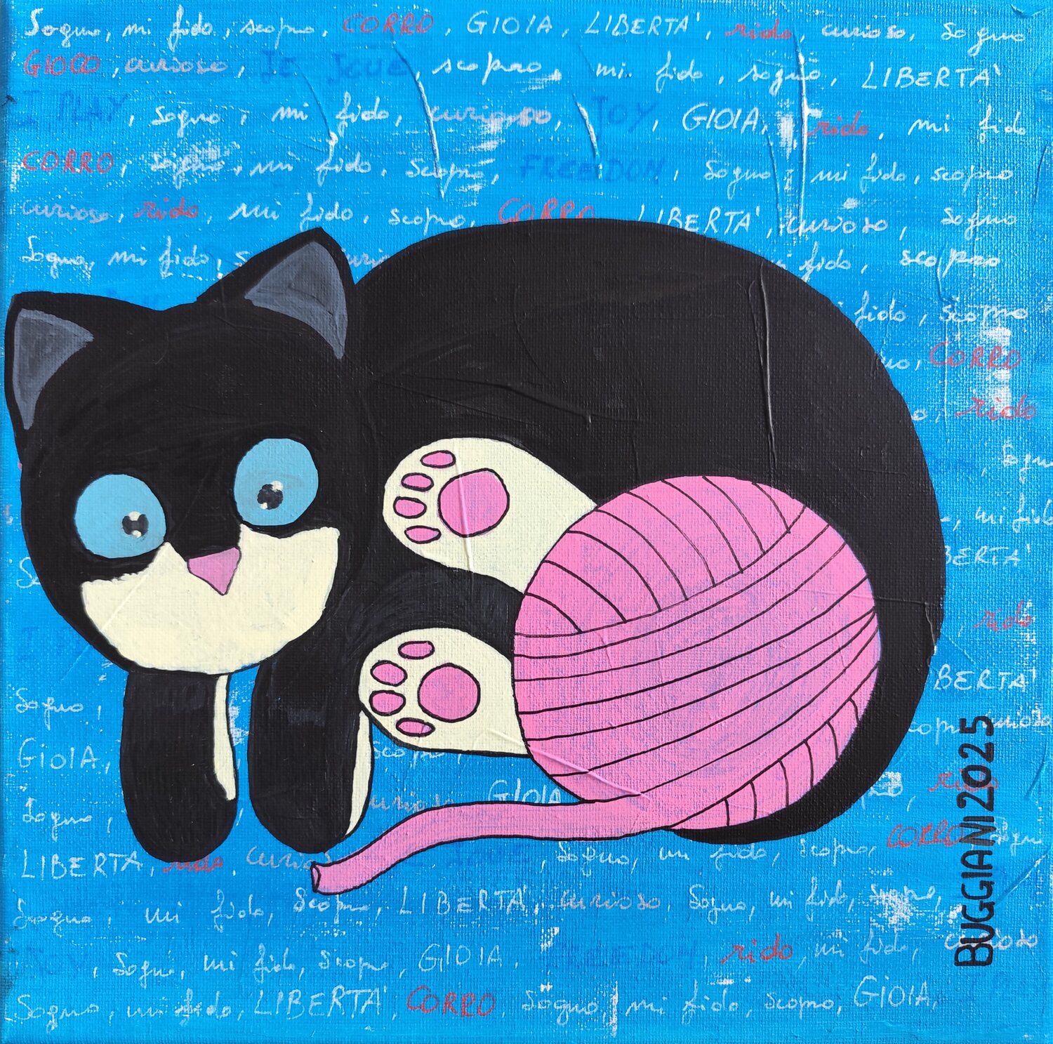 Il Piccolo Renzo Buggiani Original painting for sale