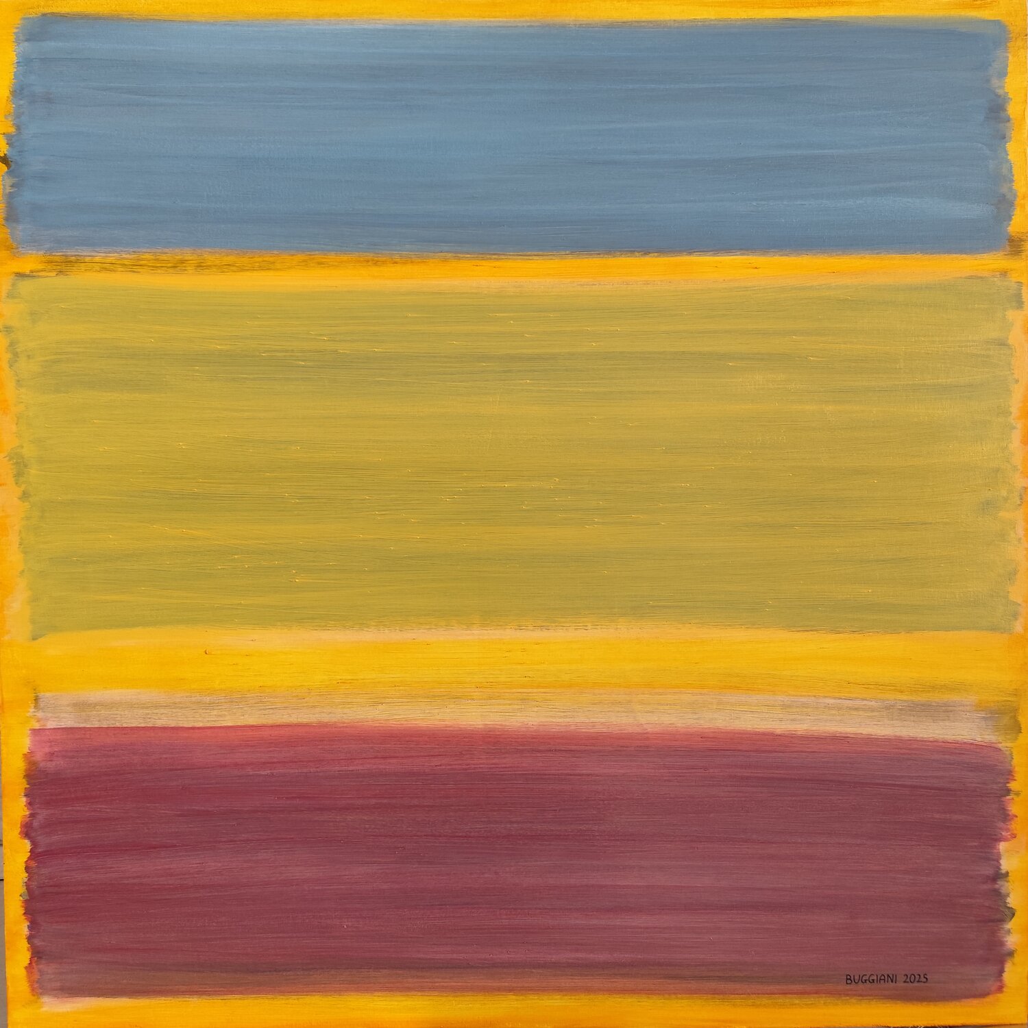 Astrazione nr. 9, 2025 Renzo Buggiani Original painting for sale