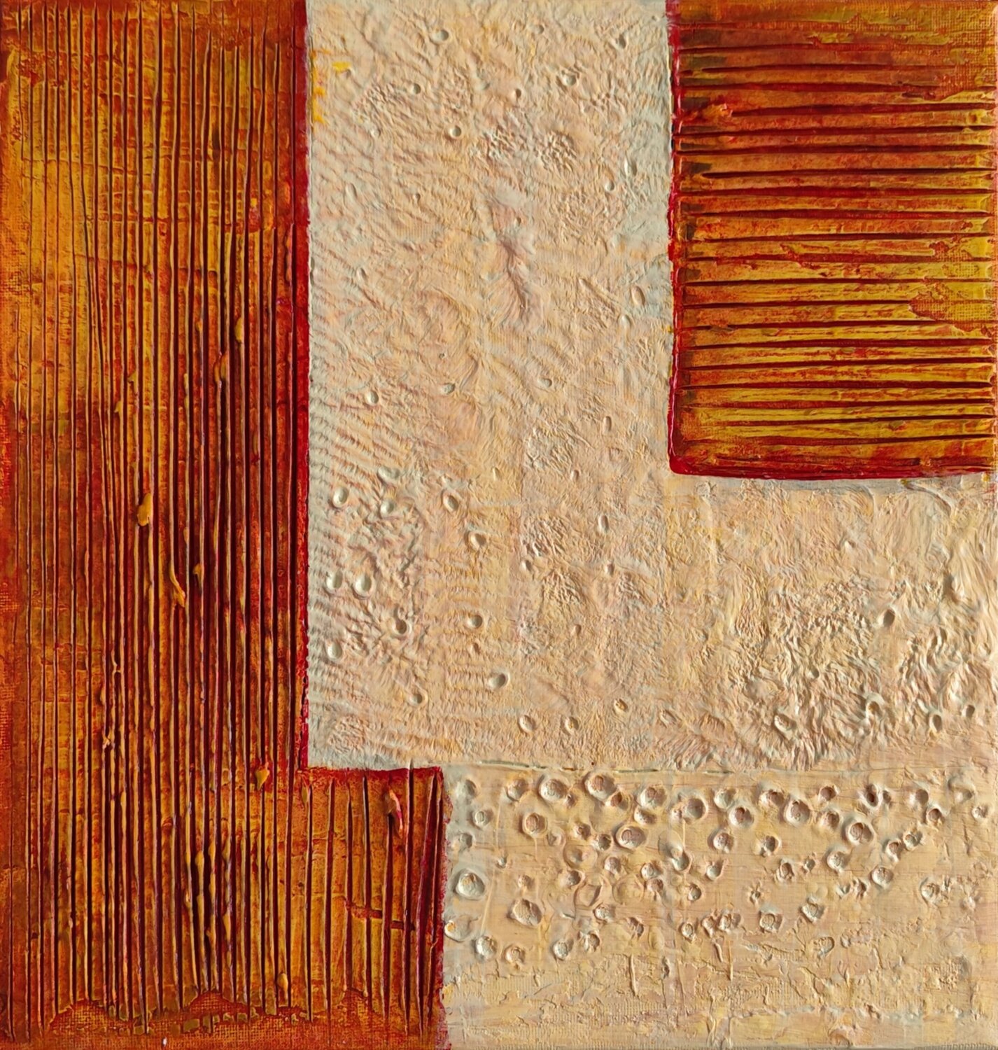 Untitled (Orange Flag No. 2) Renzo Buggiani Original painting for sale