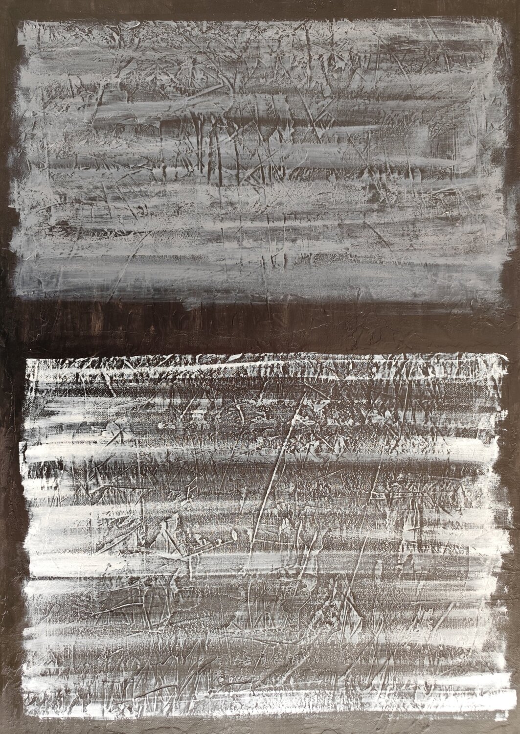Black Mono-Lite Vol. 3 Renzo Buggiani Original painting for sale