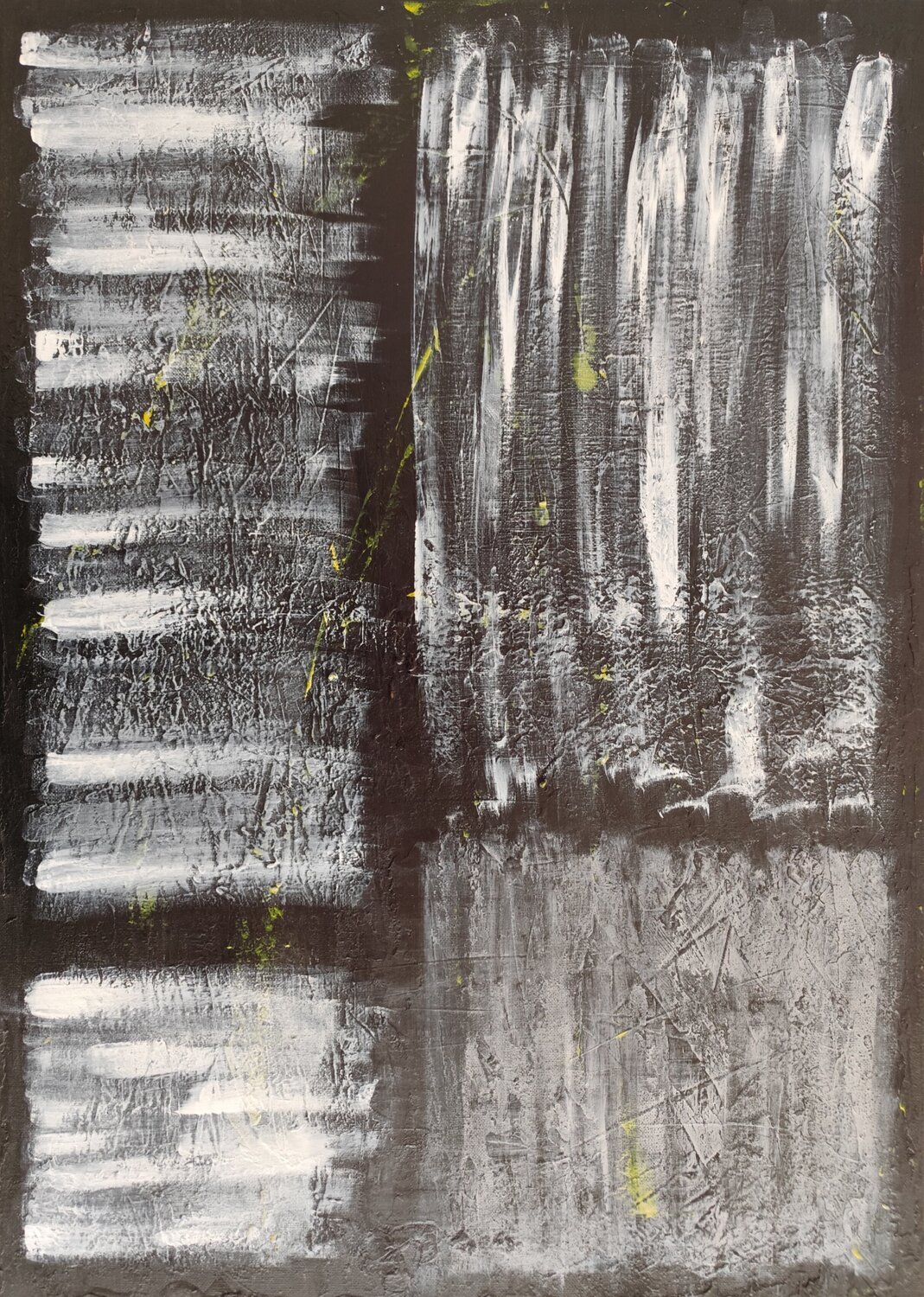 Black Mono-Lite Vol. 5 Renzo Buggiani Original painting for sale