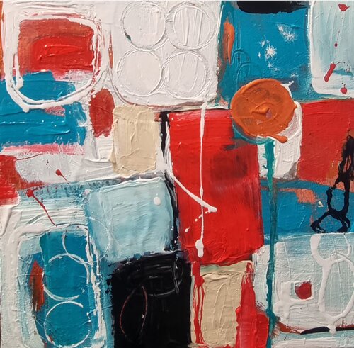 Held by contrast by Monika Signer, Painting for Sale on Select