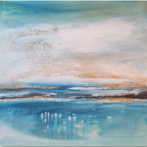 Edge of Calm by Monika Signer, Painting for Sale on Select