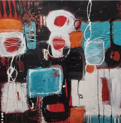 Fragile Balance by Monika Signer, Painting for Sale on Select