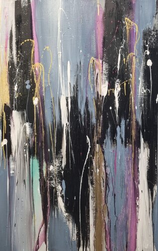 vertical pulse by Monika Signer, Painting for Sale on Select