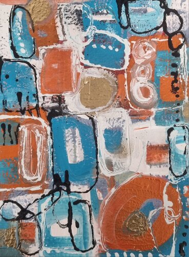 Lounge by Monika Signer, Painting for Sale on Select