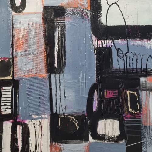 I held the night inside me by Monika Signer, Painting for Sale on Select