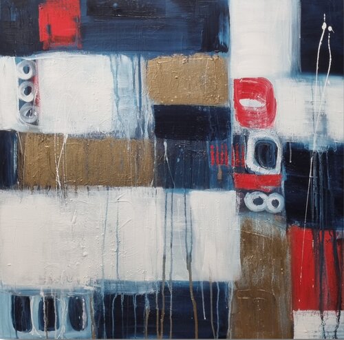 Love composition by Monika Signer, Painting for Sale on Select