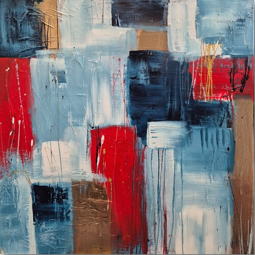 Fighting by Monika Signer, Painting for Sale on Select