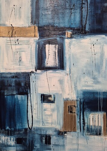 Breath by Monika Signer, Painting for Sale on Select