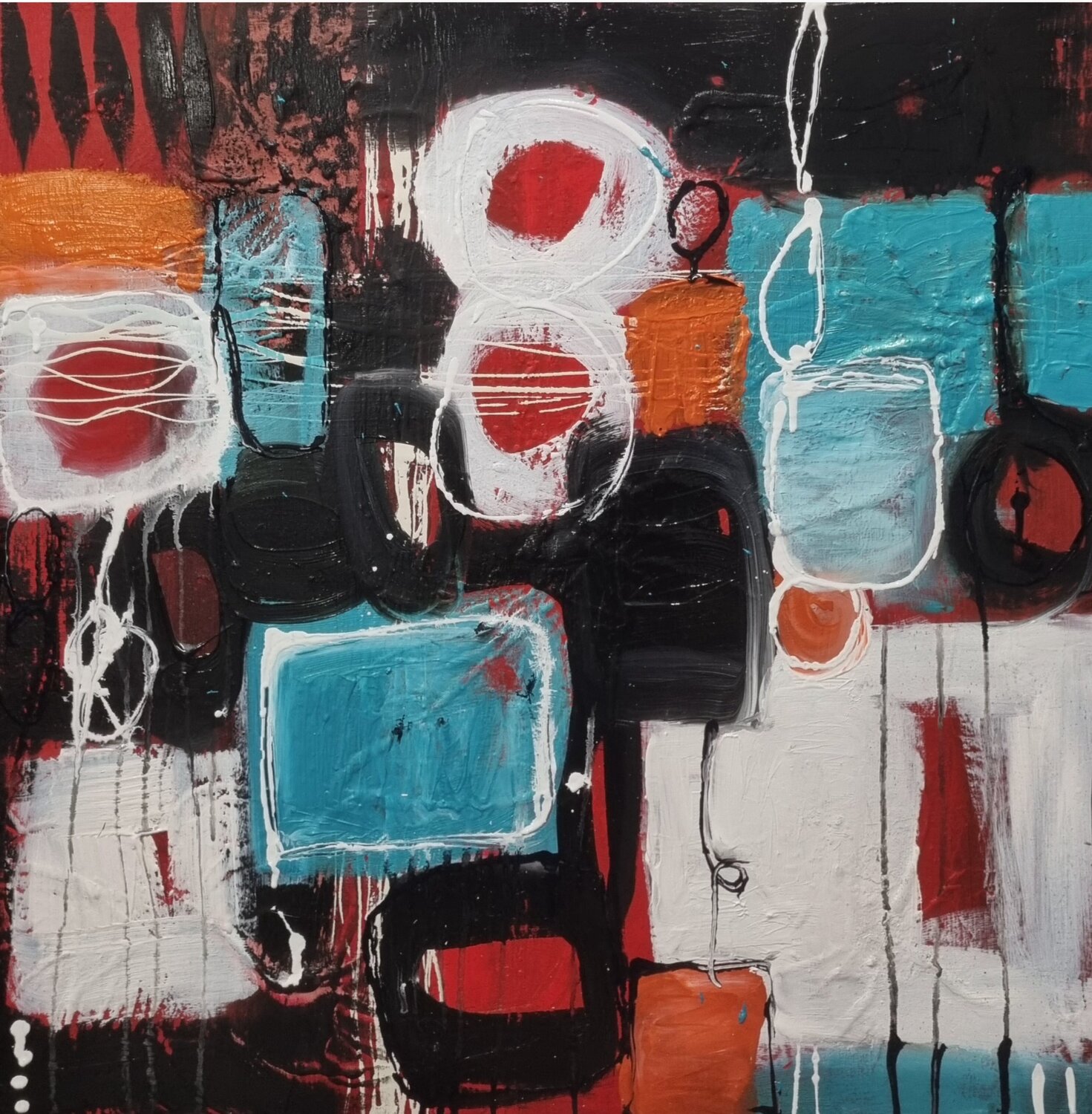 Fragile Balance Monika Signer Original painting for sale