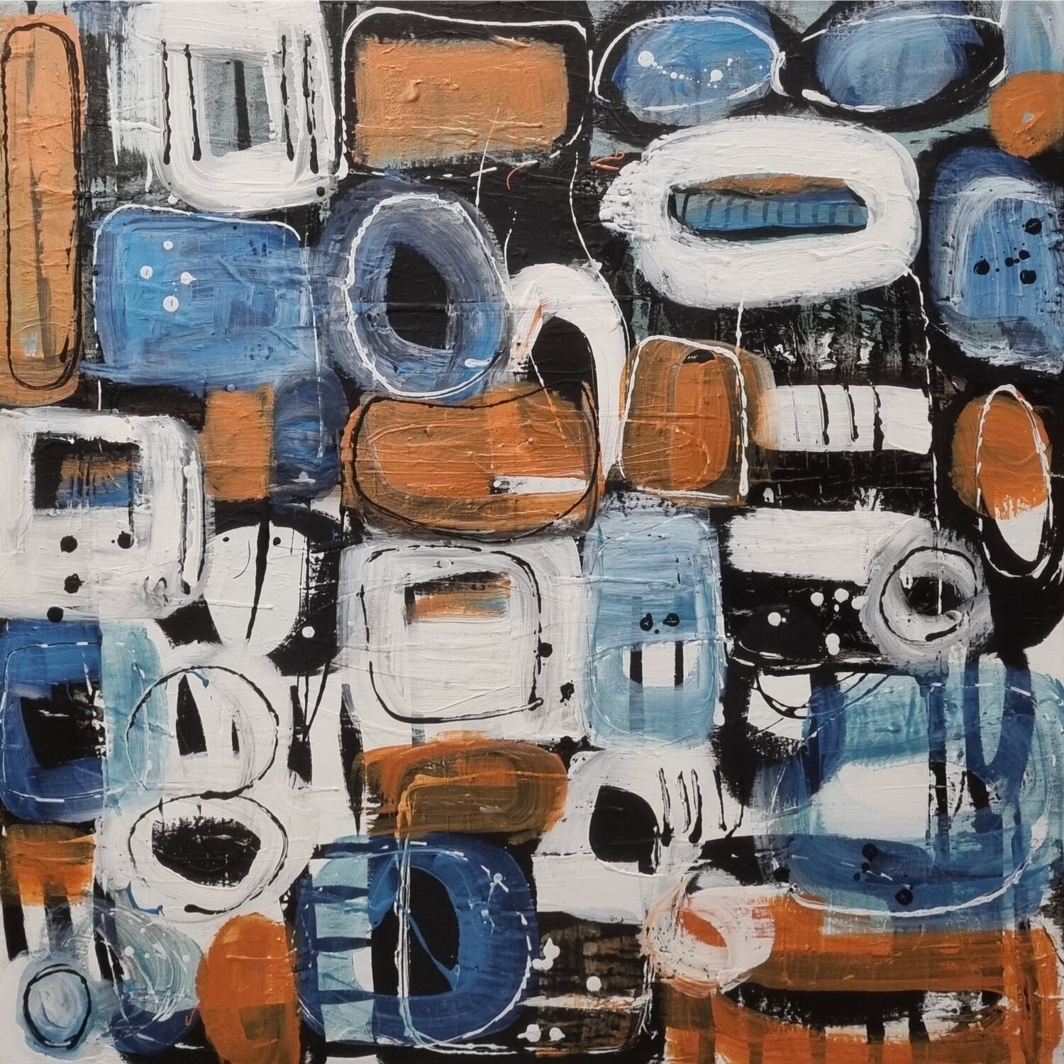 Composed Tension Monika Signer Original painting for sale