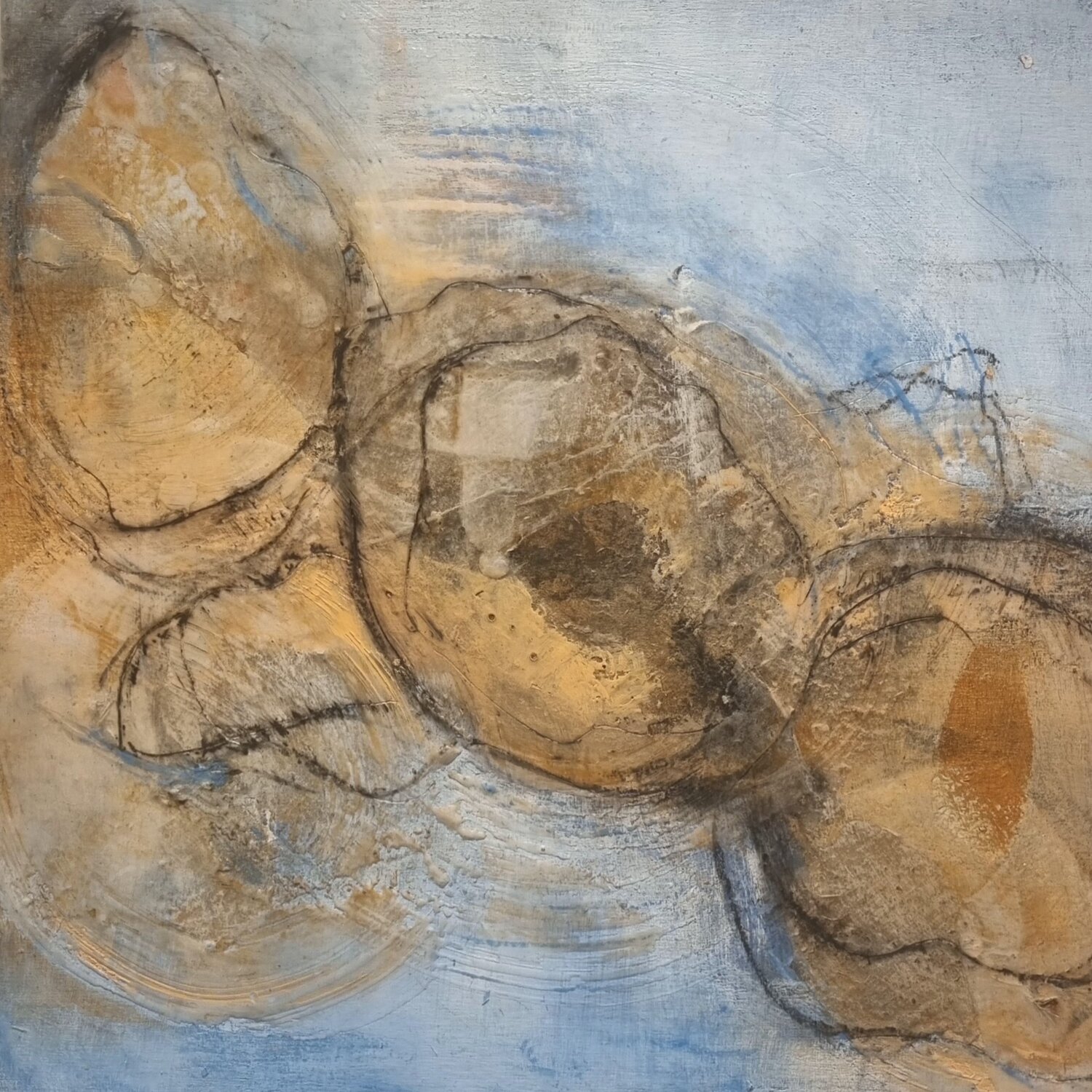 Quiet Matter Monika Signer Original painting for sale
