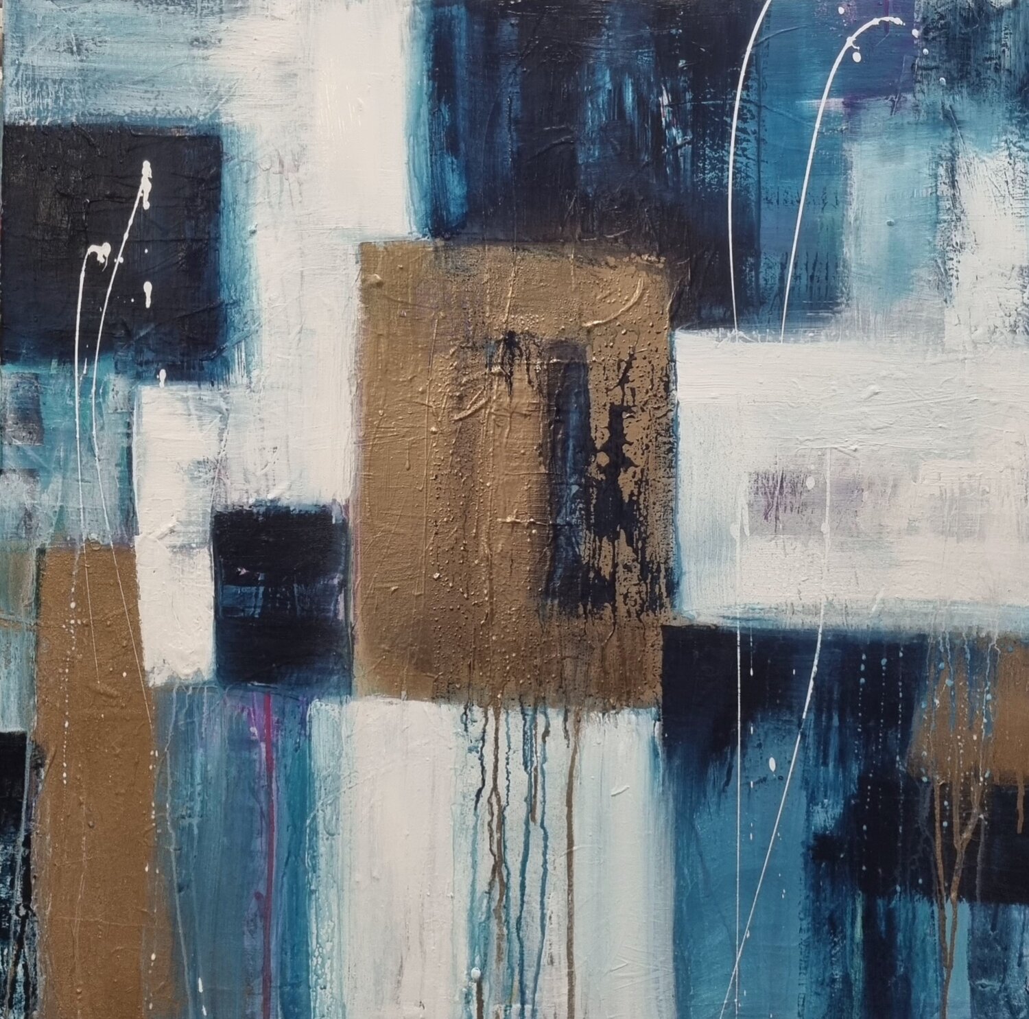 Drowning Monika Signer Original painting for sale