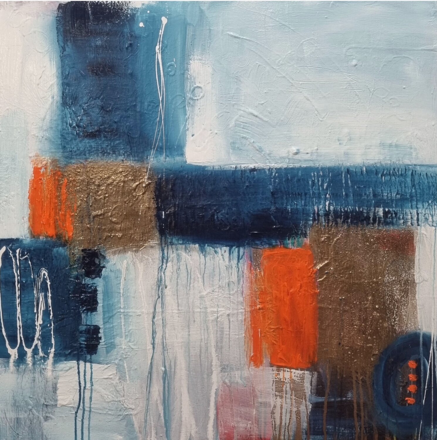 Where colors learn to breathe Monika Signer Original painting for sale