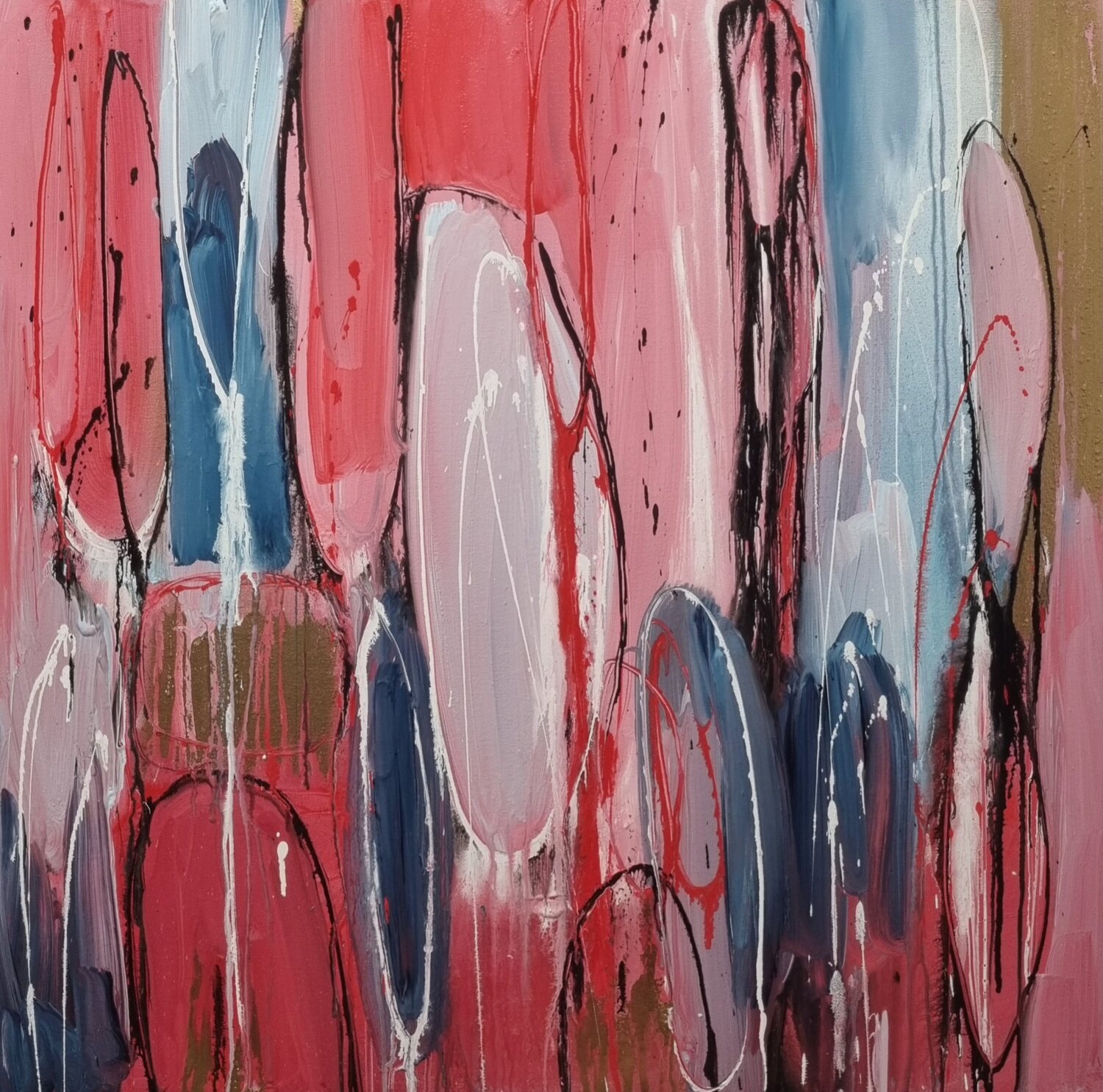 Burning dream Monika Signer Original painting for sale