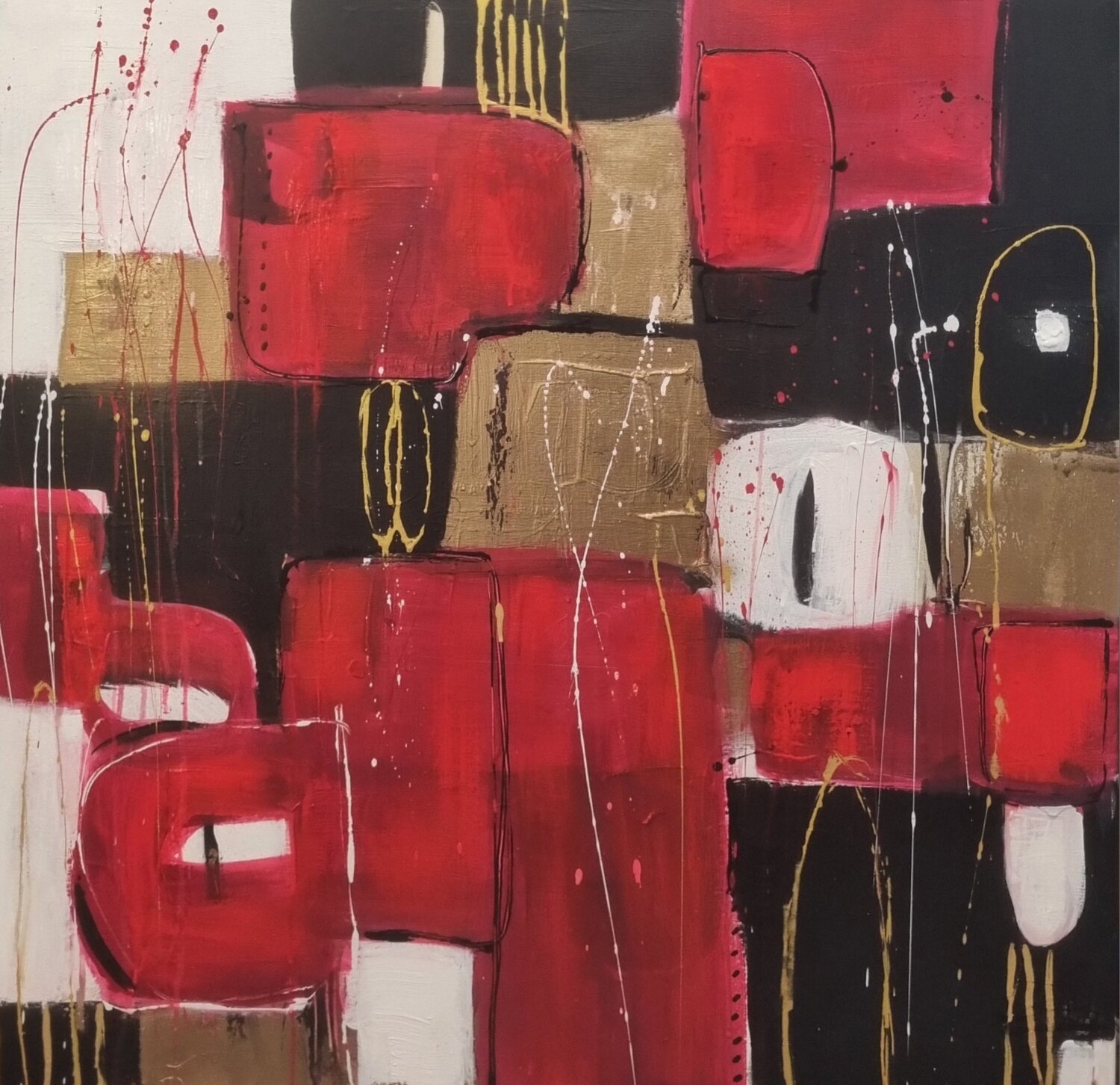 I n s i d e Monika Signer Original painting for sale