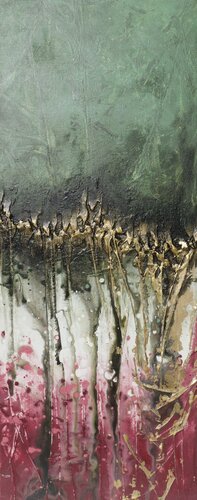 EVERGREEN ESSENCE by Zuzana Murenji Domonkos, Painting for Sale on Select