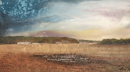 The Silence After the Storm by Zuzana Murenji Domonkos, Painting for Sale on Select