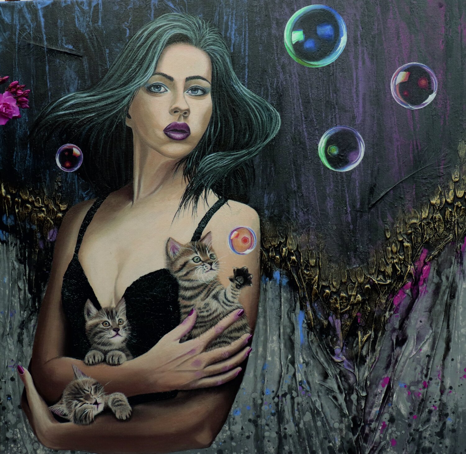 STELLA'S STARS Zuzana Murenji Domonkos Original painting for sale