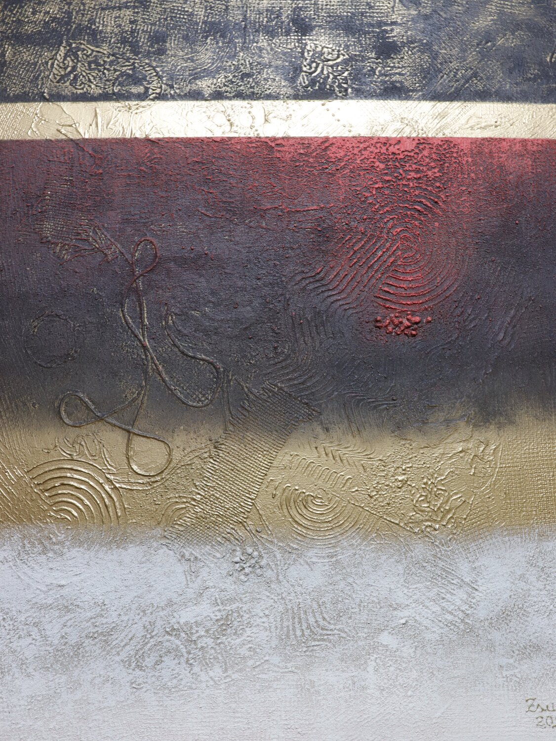 LIGHT IN THE NIGHT Zuzana Murenji Domonkos Original painting for sale