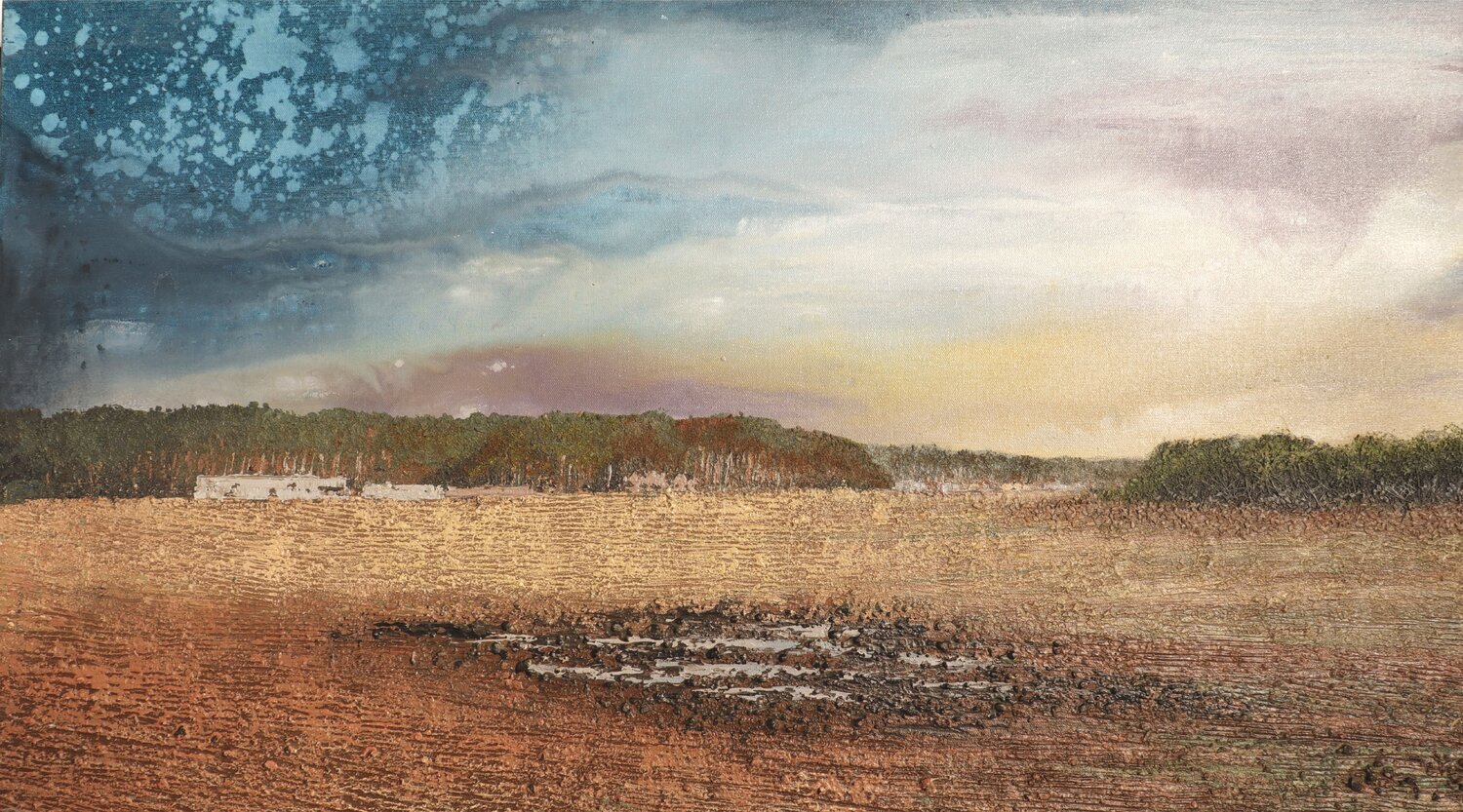 The Silence After the Storm Zuzana Murenji Domonkos Original painting for sale