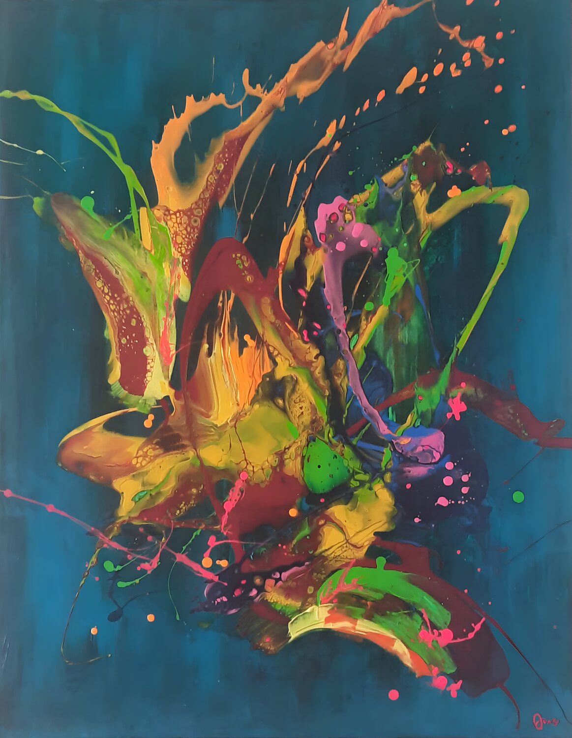 Vivid Imagination ♡ Kasia Jans Original painting for sale