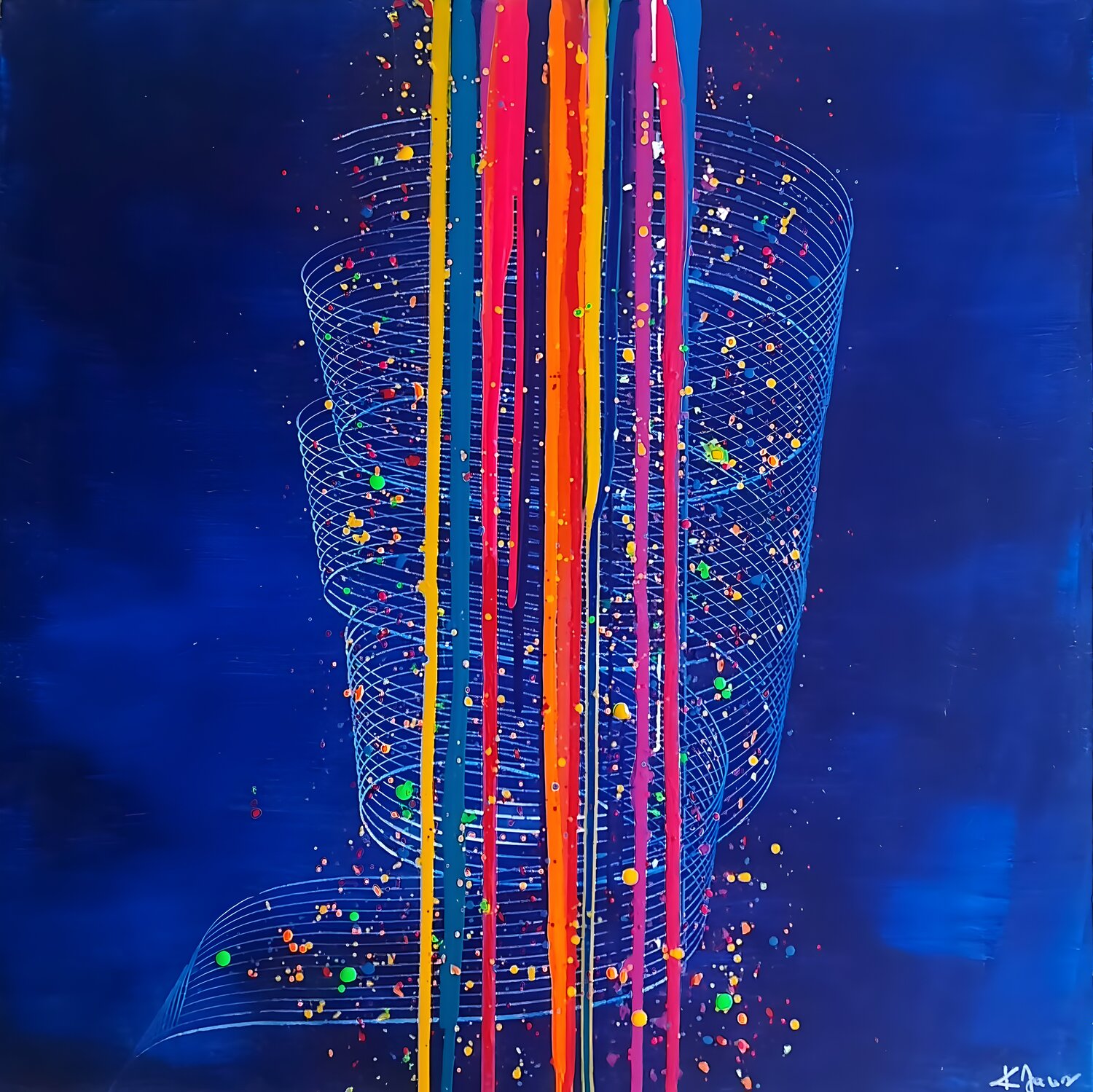The Power of Imagination Kasia Jans Original painting for sale